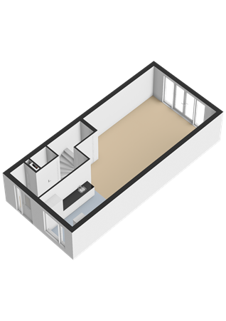 Floorplan - Lekstraat 136, 4125 TD Hoef En Haag